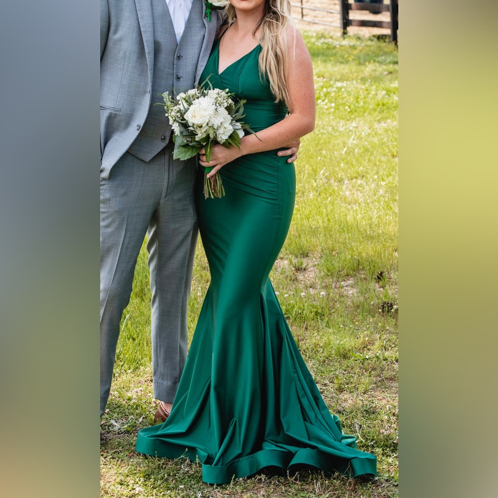 Envious Couture Emerald Green Prom Dress